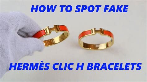 real vs fake hermes h bracelet